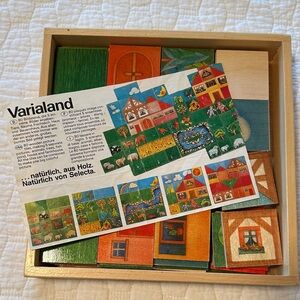 Selecta Varialand Wooden Building Blocks - Multicolor